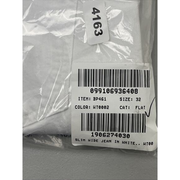 J Crew Slim Wide Leg Jean in White Wash Womens 32 Denim Jeans - Picture 12 of 12